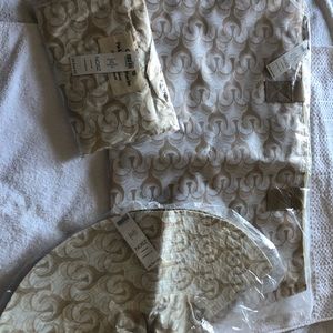 Rain Hat, Poncho and X Large Tote by Chico’s.